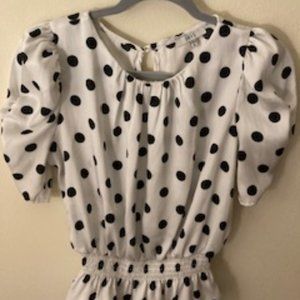 IRIS / Size: S / White and Black